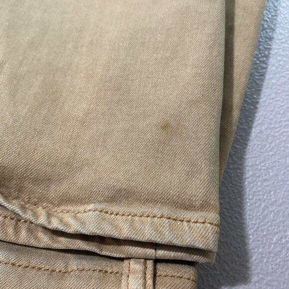 AMERICAN EAGLE Pants Super High Rise Flare Stretch Womens 22 Long Tall Tan Khaki - Picture 4 of 14
